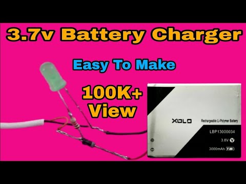 How To Make 3.7 Volt Lithium Battery Charger|| At Home|| By Technical Tushar