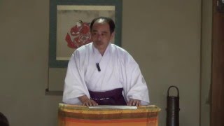 2016事任八幡宮・古事記よみ語り（後半）　宮司様のお話し