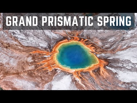 Vibrant Colors of Grand Prismatic Spring in Yellowstone National Park |  Virtual Tour | Wyoming