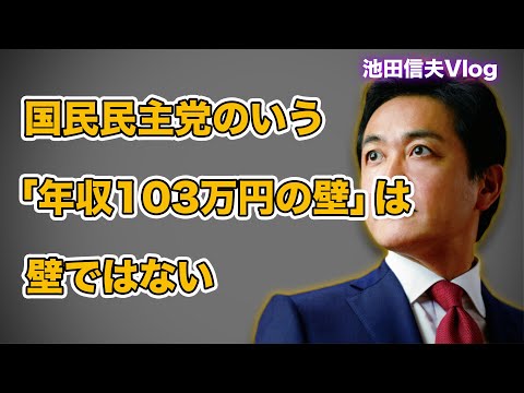 【Vlog】国民民主党のいう「年収103万円の壁」は壁ではない