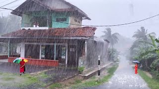 Rain Sounds & Big Thunder | White Noise Storm | I Walk Very refreshing and soothing