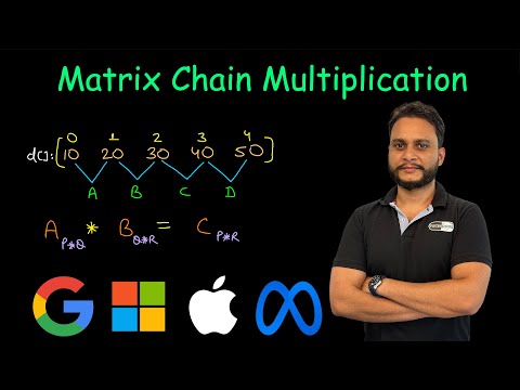 Matrix Chain Multiplication | LIVE session