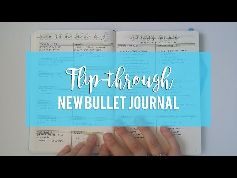 NEW BULLET JOURNAL FLIP THROUGH | Sam Granger