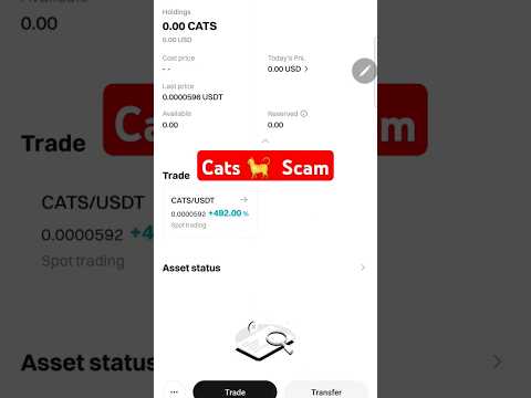 Cats Airdrop Scam कर दिया 🤬 | Cats Not Received in Bybit, Bitget, Kucoin, Gate.io | #BoycottCats