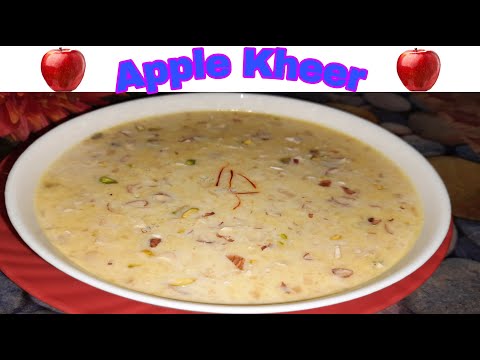 Apple Kheer/ Apple Payasam/Apple Sweet/Tasty and Healthy Apple Kheer/Apple Kheer in easy method