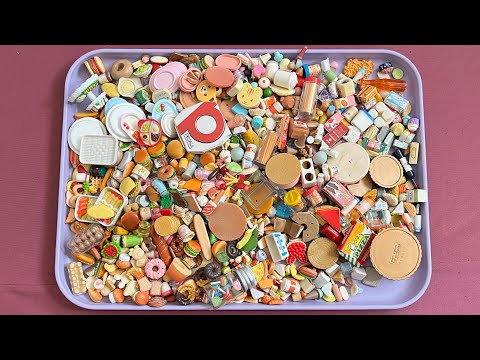 Organize Sylvanian Families food 🍔🍕🥖 ASMR (no music)