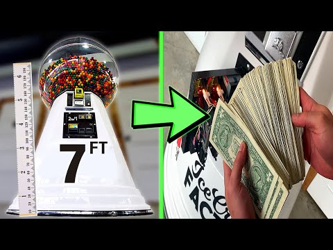 This GIANT Gumball Machine Made SO MUCH Money!