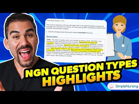 Next Gen NCLEX NGN Question Types PART 5 | Highlight Text & Table Questions & Rationales