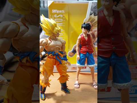 that is luffy 's plan? 🤔🤔🤔 #dragonball #goku #luffy #onepiece #shfiguarts #actionfigures #anime