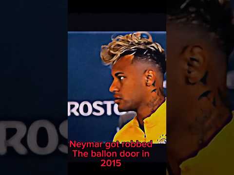 Messi robbed the ballon door from Neymar