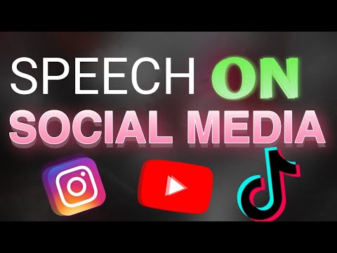 speech on the influence of social media | impact of social media