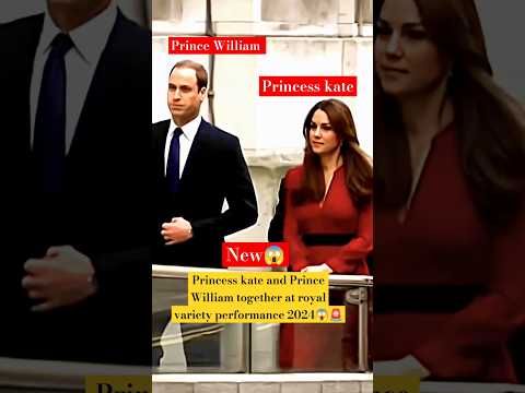 Princess kate and Prince William Together sweet moments at Royal variety 2024 #shorts #katemiddleton