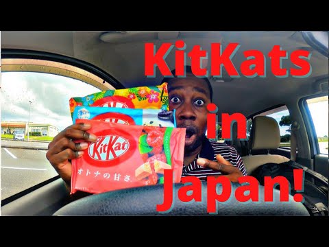 Let's try these exclusive Japanese KitKat chocolates in Okinawa, Japan!