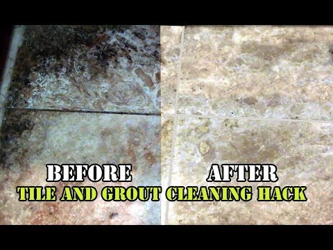 How to clean greasy kitchen tile and grout easily