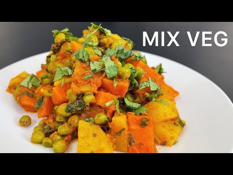 Punjabi Style Gajar Matar Aloo ki sabzi | Salty Bite |