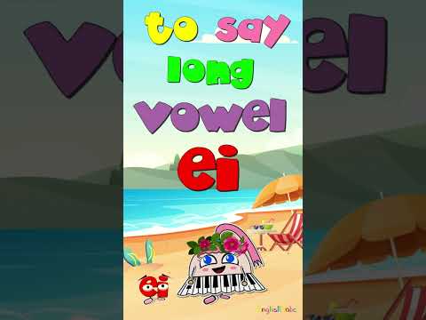 The Letters 'e' and 'i' / Long Vowel ē / Digraphs / Phonics Mix! #shorts