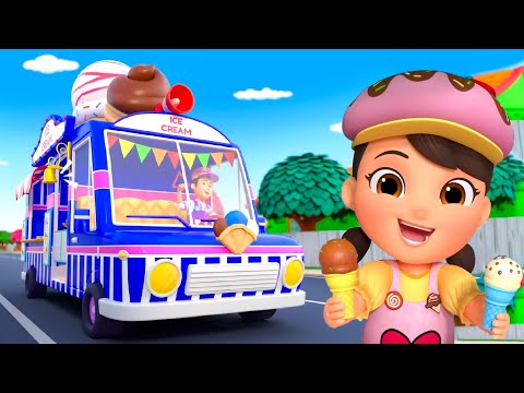 Wheels on the Ice Cream Truck + More Kids Rhymes & Learning Videos for Babies