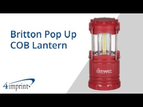 Britton Pop-Up COB Lantern by 4imprint