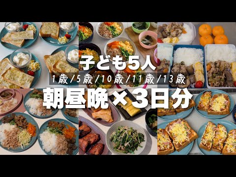 Japanese home cooking vlog, Spring break meals of 3 full days!I