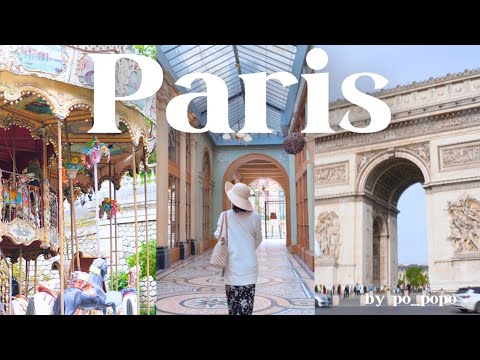 [France trip 🇫🇷 #1] A day to enjoy Paris, the city of flowers | Champs Elysées & Arc de Triomphe