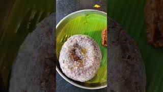 Ragi Sangati With Chepala Pulusu Eating Challenge 🤤#telugufood#streetfood#ragisangati#chepalapulusu