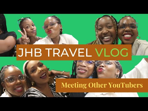 VLOG: Travelling to Johannesburg & Meeting my favourite YouTubers | #TravelVlog