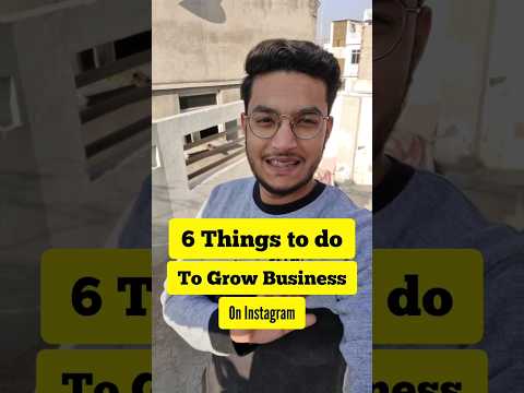 Grow Business on Instagram #youtubeshorts