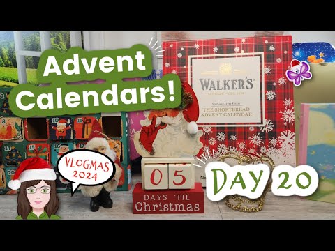 Day 20 - Opening ADVENT CALENDARS!  Vlogmas Day 20!  2024