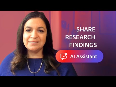 Share AI business research summary using AI Assistant