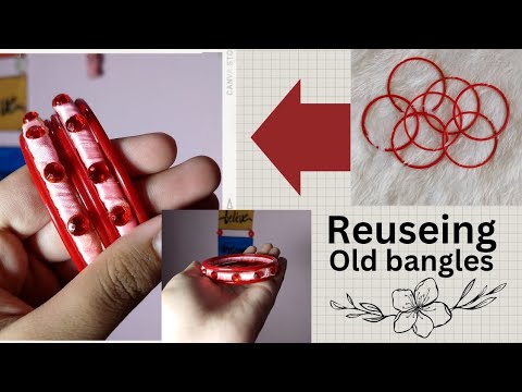 Reusing old bangles 🫠 | | Makes stylish one😅 | | DIY for mom | | Subscribe for more if you liked it