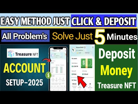 How To Deposit Money In Treasure NFT | Treasure NFT Main Money Deposit Kaise Kare