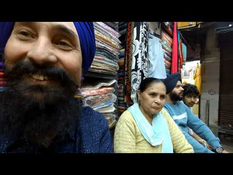 Punjabi suits - Funny Moment at Adampur - Jasvinder Dhani - Vlog 41