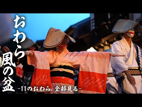 公式【おわら風の盆】令和4年  11のおわら 全部見る〈富山〉