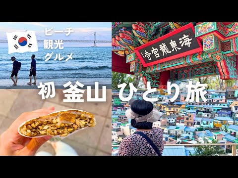 釜山旅行vlog🇰🇷有名観光地めぐり 甘川文化村・海東龍宮寺・国際市場グルメなど