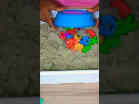 Sensory Bin Activities | Preschool Activities | Learn Letters |  Spelling Name Activity | Sand Play