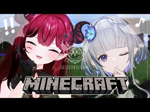 【 #リバベレ 】 Minecraft 初クリエイティブモード？で遊んでみたかった！（残念！）【 魔光リサ / 稀羽すう / Re:AcT 】