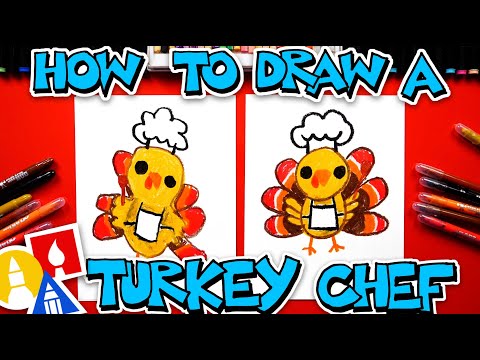 How To Draw A Turkey Chef