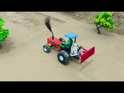 DIY tractor especially plough machine Creative project | Mini effective farming machine |@Acrofter1