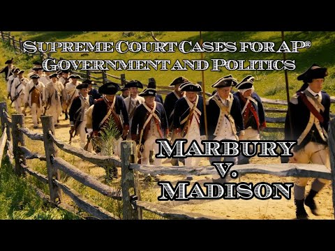 Supreme Court Cases for AP® Government and Politics – Marbury v. Madison