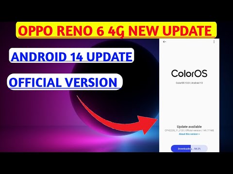 OPPO RENO 6 NEW UPDATE AVAILABLE #opporeno6 #android14 #coloros14