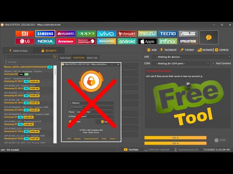 Unlock Tool FREE | Vivo, Realme, Oppo, Huawei, Techno, Mi Account, samsung frp bypass tool 2023