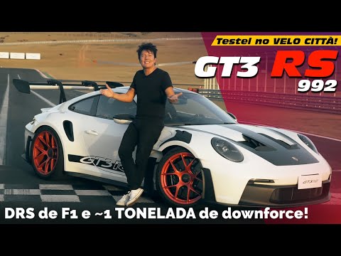 ACELEREI o Porsche 911 GT3 RS 992 no Velo Città – um MONSTRO a 9.000 rpm!