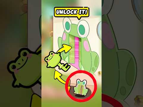 😱 Secret PAINTING gives KEY 🐸 #avatar #new #update #tocaboca #pazu #free #gift #shorts