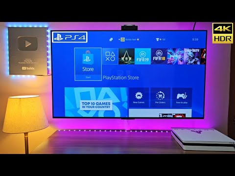 PS4 Slim Graphics looks Great on 4K HDR TV