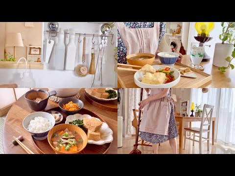 Housewife's routine starting at 6 o'clock | Healthy eating habits in the 30s