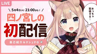 【初配信】はじめまして！四ノ宮しのです🐾【新人Vtuber】