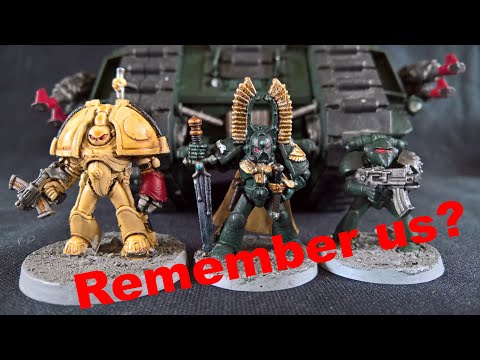 Dark Angels 9th Ed Army Using Rogue Trader Models