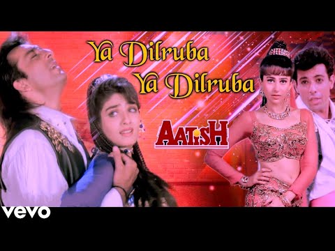 Ya Dilruba Meri Mohabbat Ka Tu 4K Video Song | Aatish | Sanjay Dutt, Raveena Tandon, Karisma Kapoor