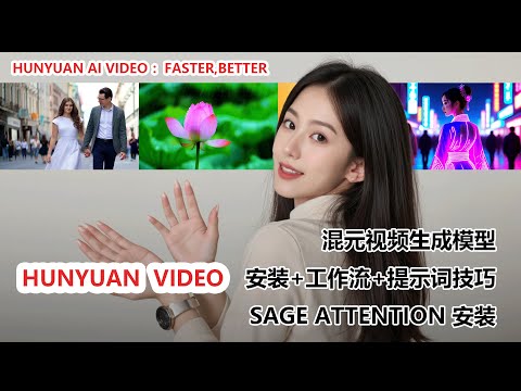 腾讯混元视频模型，更快更好 |Hunyuan AI Video Generation: Tencent's Model in ComfyUI!