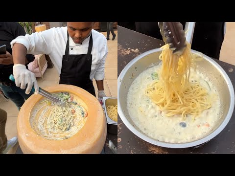 #ViratKohli के Restaurant का फेमस ₹80,000/- Cheesewheel Pasta 😱 | ₹80,000 का Cheesy Pasta 🥵